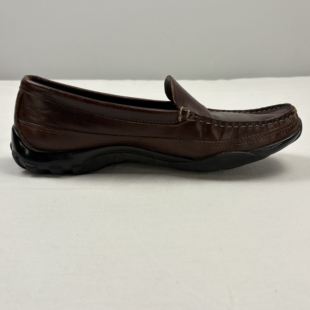 Allen Edmonds Boulder Dark Brown Leather Loafers Slip-On Driving Shoes 8D USA - Picture 7 of 14